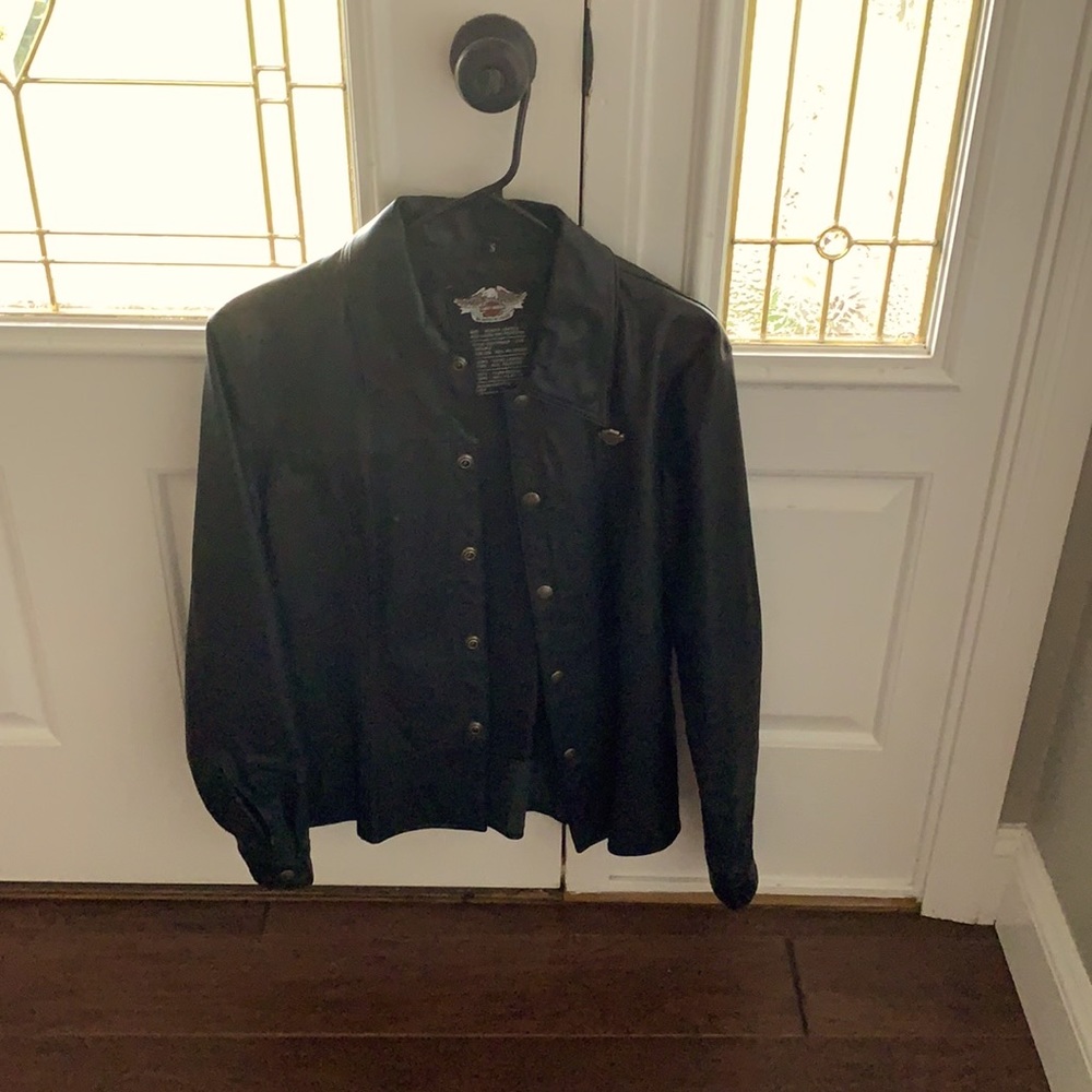 Harley Davidson, Black lightweight jacket, Size S